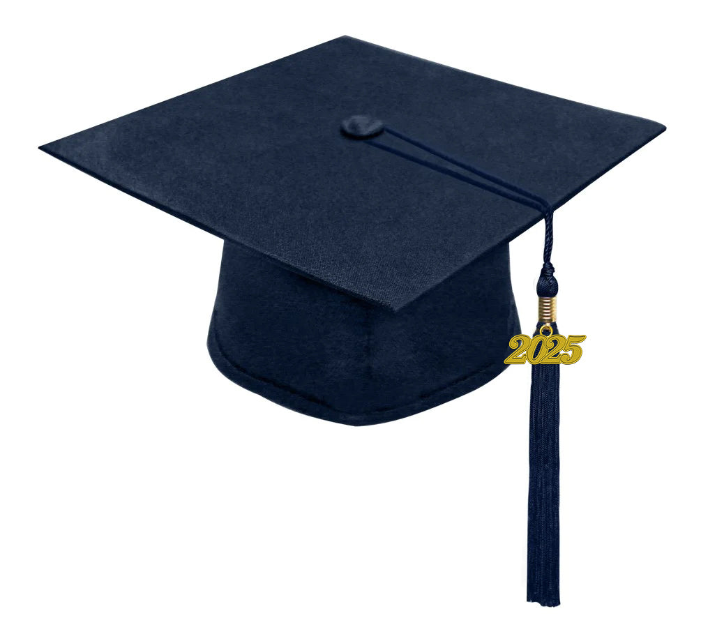 Matte Navy Blue Graduation Cap Tassel 2021