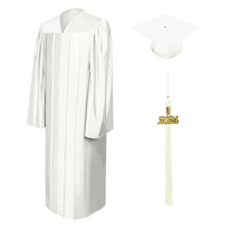 Graduation white outlet gown