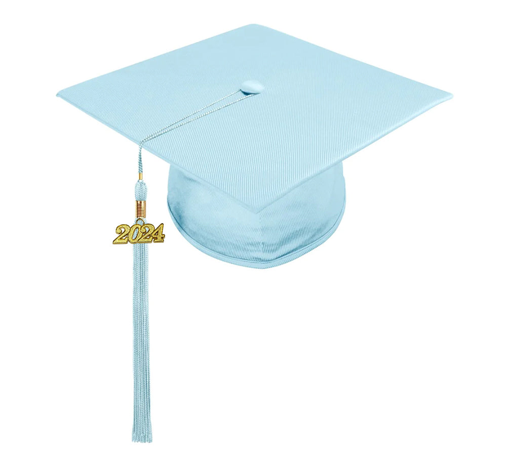Matte Royal Blue High School Cap & Tassel - Graduation Caps