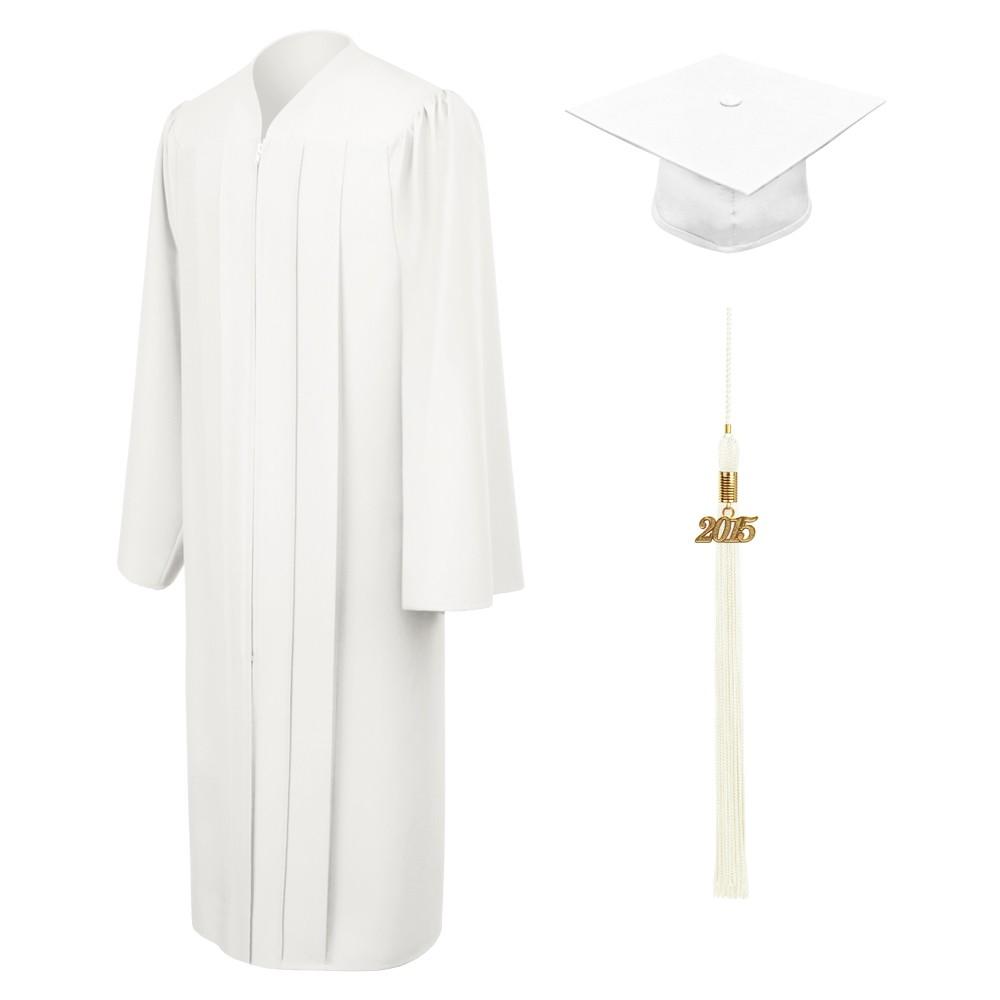 White shop graduation robe