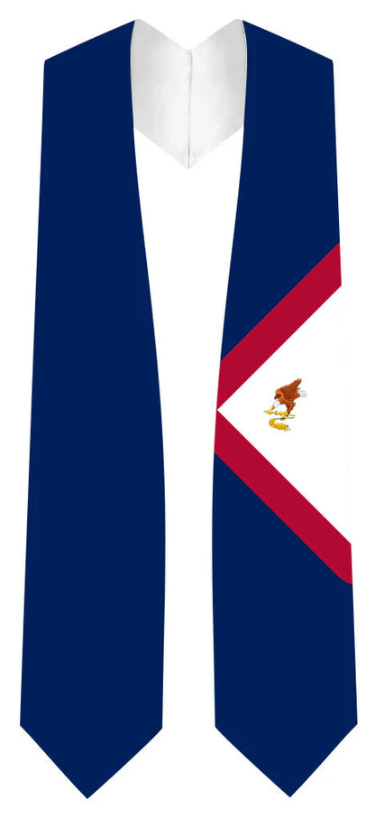 International Flag Graduation Stole