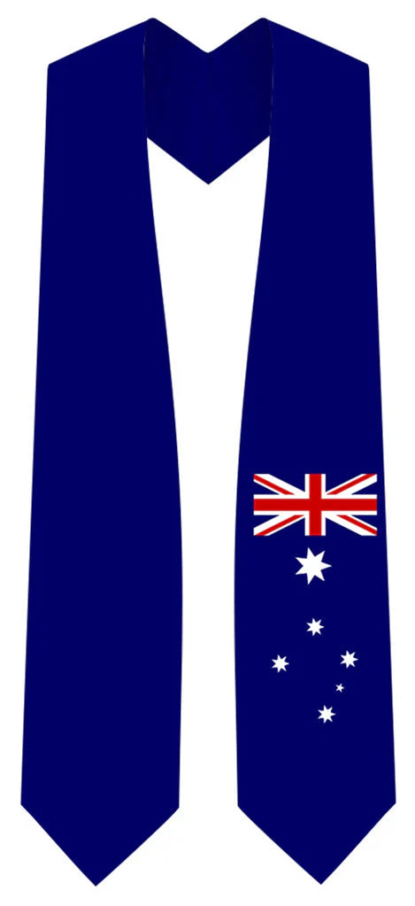 International Flag Graduation Stole