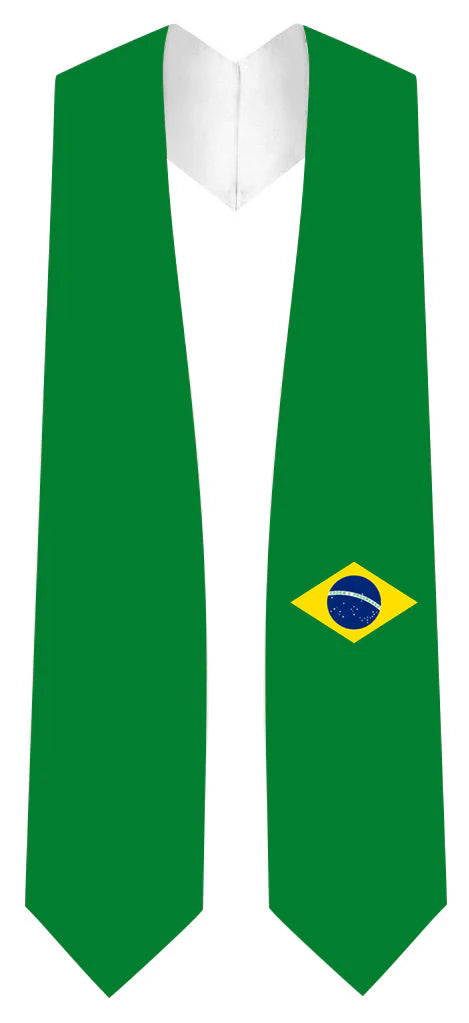 International Flag Graduation Stole