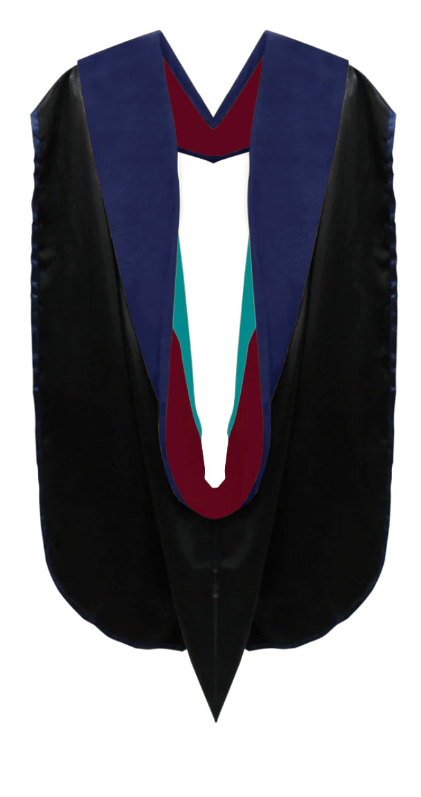 Doctoral Hoods on Clearance (FINAL SALE) - Dark Blue Velvet