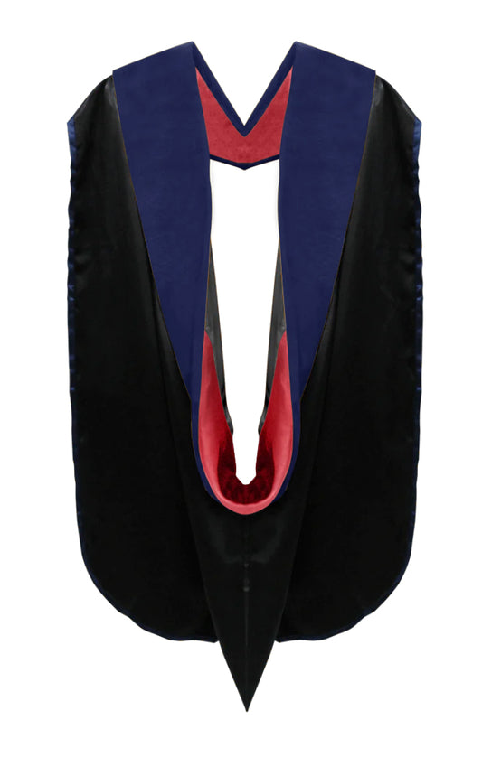 Doctoral Hoods on Clearance (FINAL SALE) - Dark Blue Velvet