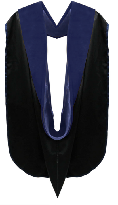 Doctoral Hoods on Clearance (FINAL SALE) - Dark Blue Velvet