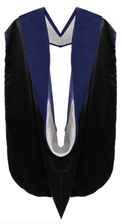 Doctoral Hoods on Clearance (FINAL SALE) - Dark Blue Velvet