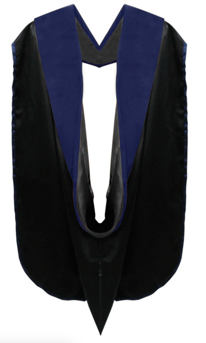 Doctoral Hoods on Clearance (FINAL SALE) - Dark Blue Velvet