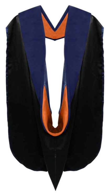 Doctoral Hoods on Clearance (FINAL SALE) - Dark Blue Velvet