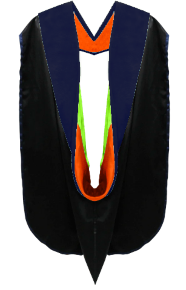 Doctoral Hoods on Clearance (FINAL SALE) - Dark Blue Velvet