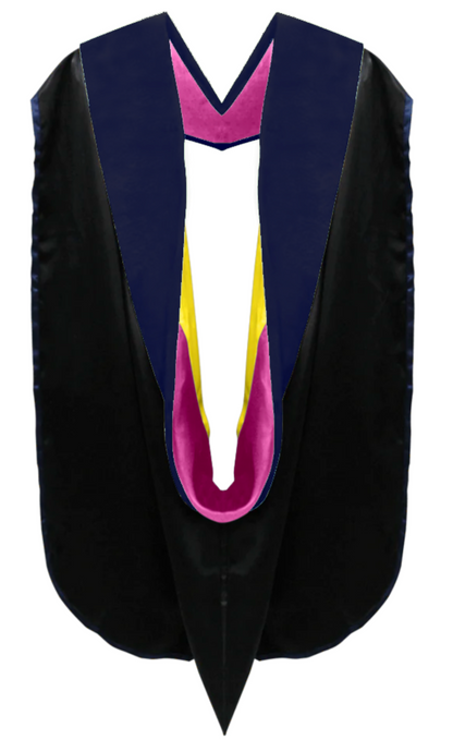 Doctoral Hoods on Clearance (FINAL SALE) - Dark Blue Velvet