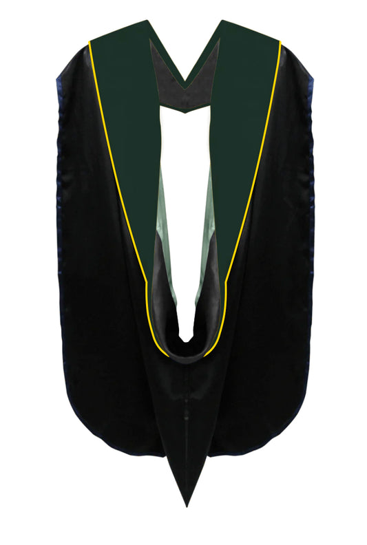 Doctoral Hoods on Clearance (FINAL SALE) - Hunter Green Velvet