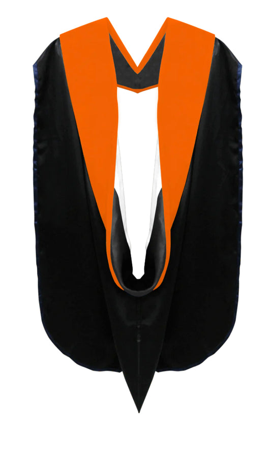 Doctoral Hoods on Clearance (FINAL SALE) - Orange Velvet