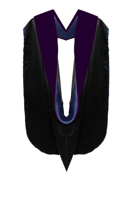 Doctoral Hoods on Clearance (FINAL SALE) - Royal Purple Velvet