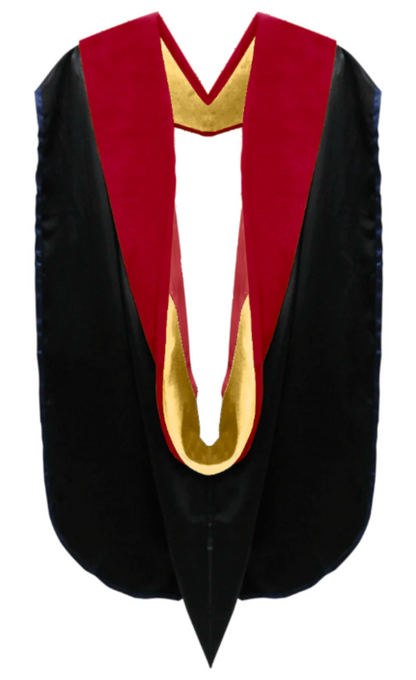 Doctoral Hoods on Clearance (FINAL SALE) - Scarlet Velvet