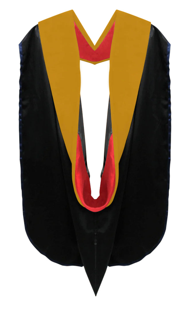 Doctoral Hoods on Clearance (FINAL SALE) - Science Gold Velvet