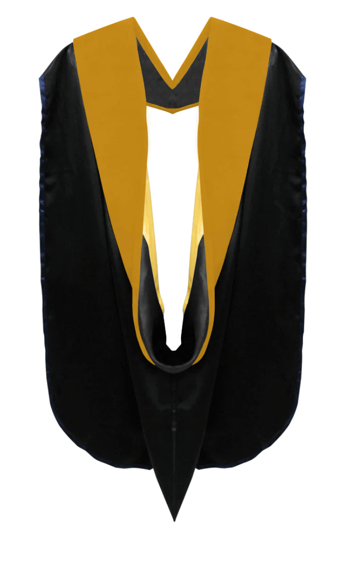 Doctoral Hoods on Clearance (FINAL SALE) - Science Gold Velvet