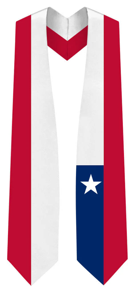 International Flag Graduation Stole