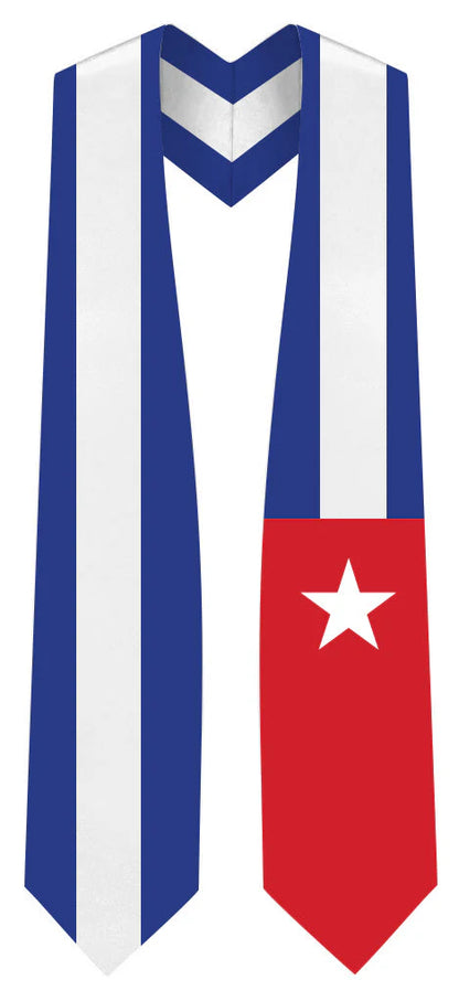 International Flag Graduation Stole