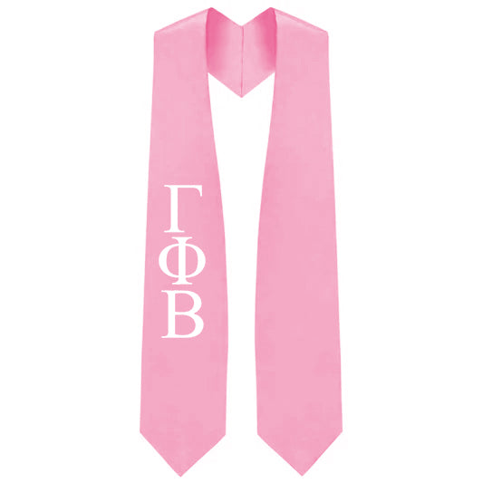 Gamma Phi Beta Greek Lettered Stole