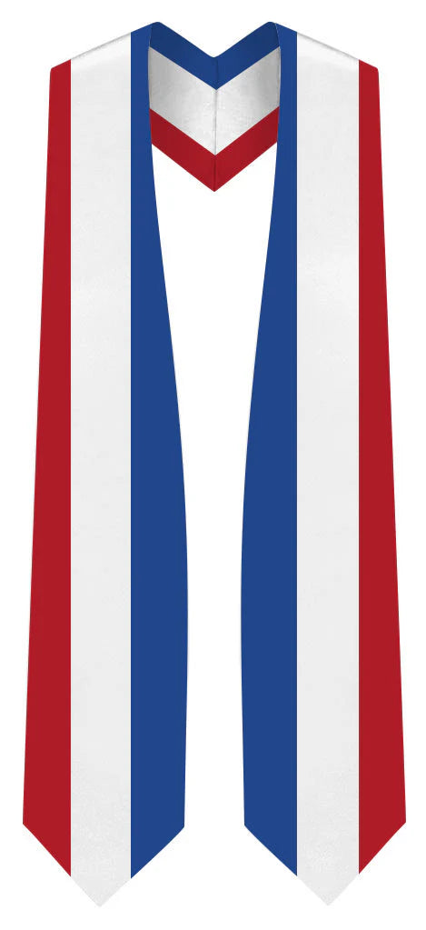 International Flag Graduation Stole