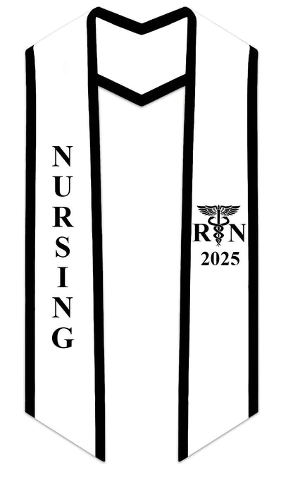 2025 RN Nursing Graduation Stole with Trim