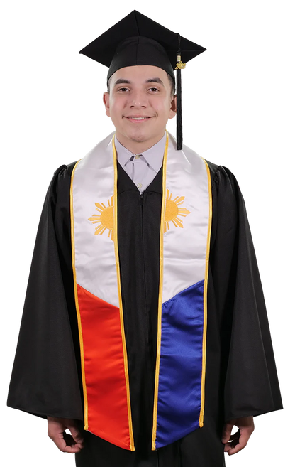 International Flag Graduation Stole