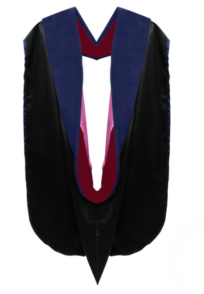 Doctoral Hoods on Clearance (FINAL SALE) - Dark Blue Velvet