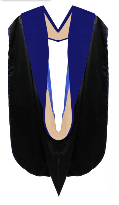 Doctoral Hoods on Clearance (FINAL SALE) - Royal Blue Velvet