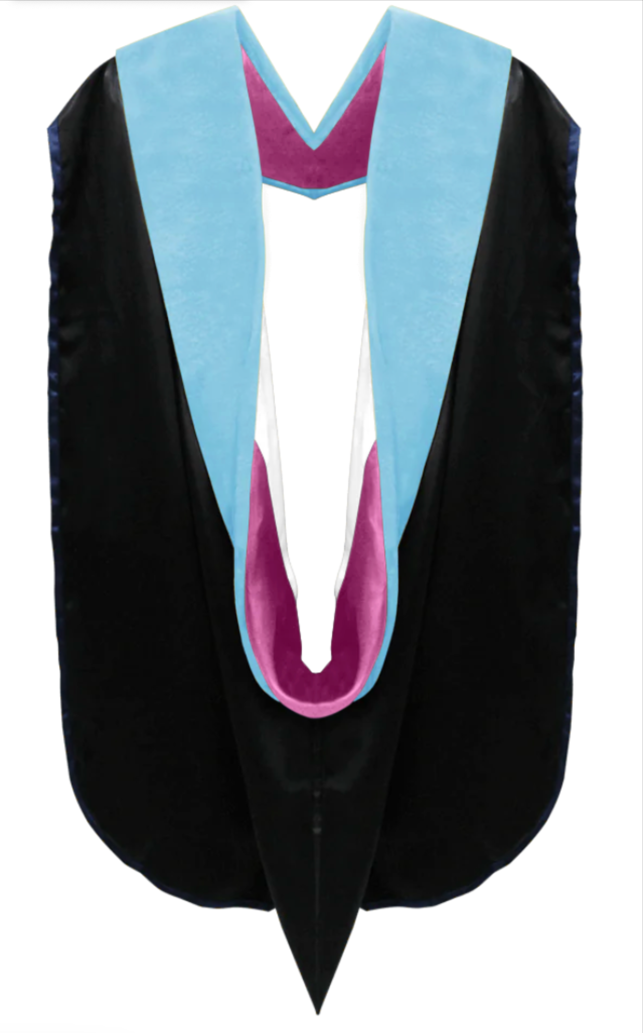 Doctoral Hoods on Clearance (FINAL SALE) - Light Blue Velvet