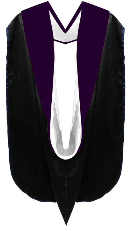 Doctoral Hoods on Clearance (FINAL SALE) - Royal Purple Velvet