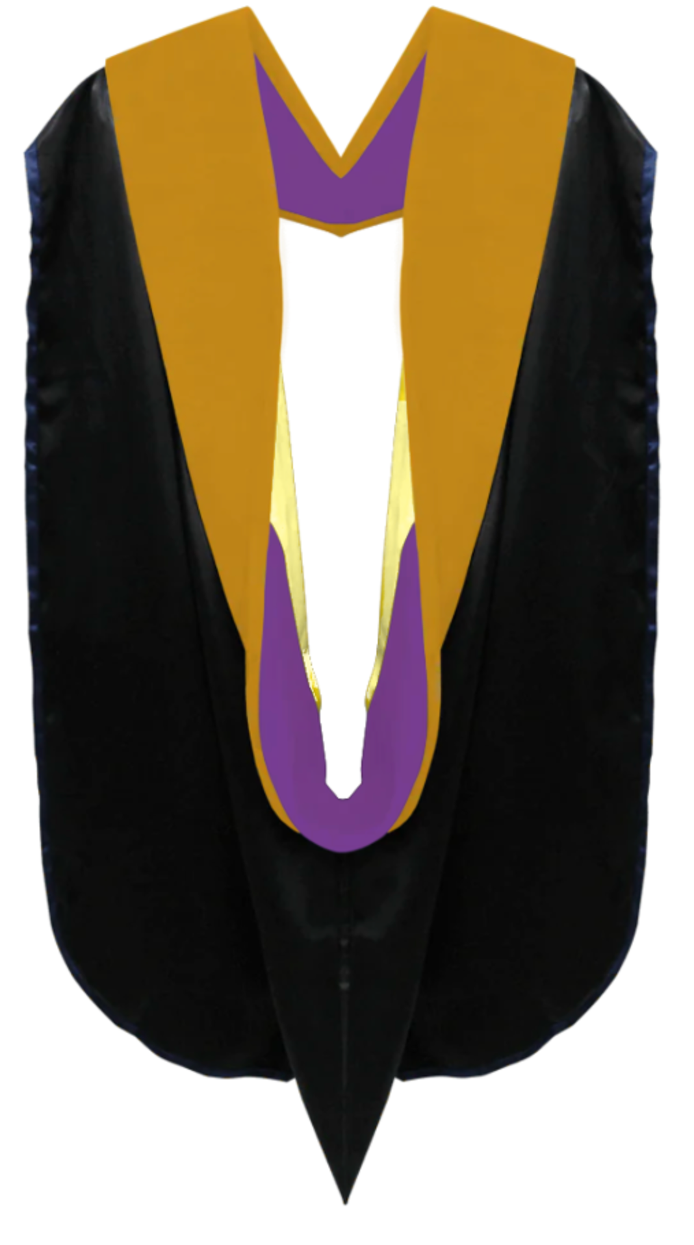 Doctoral Hoods on Clearance (FINAL SALE) - Science Gold Velvet