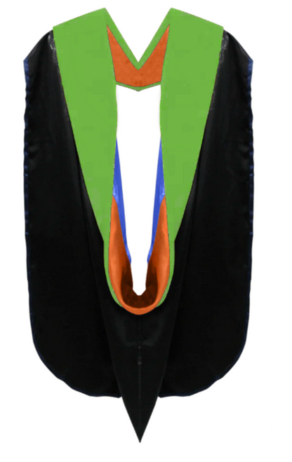 Doctoral Hoods on Clearance (FINAL SALE) - Sage Green Velvet