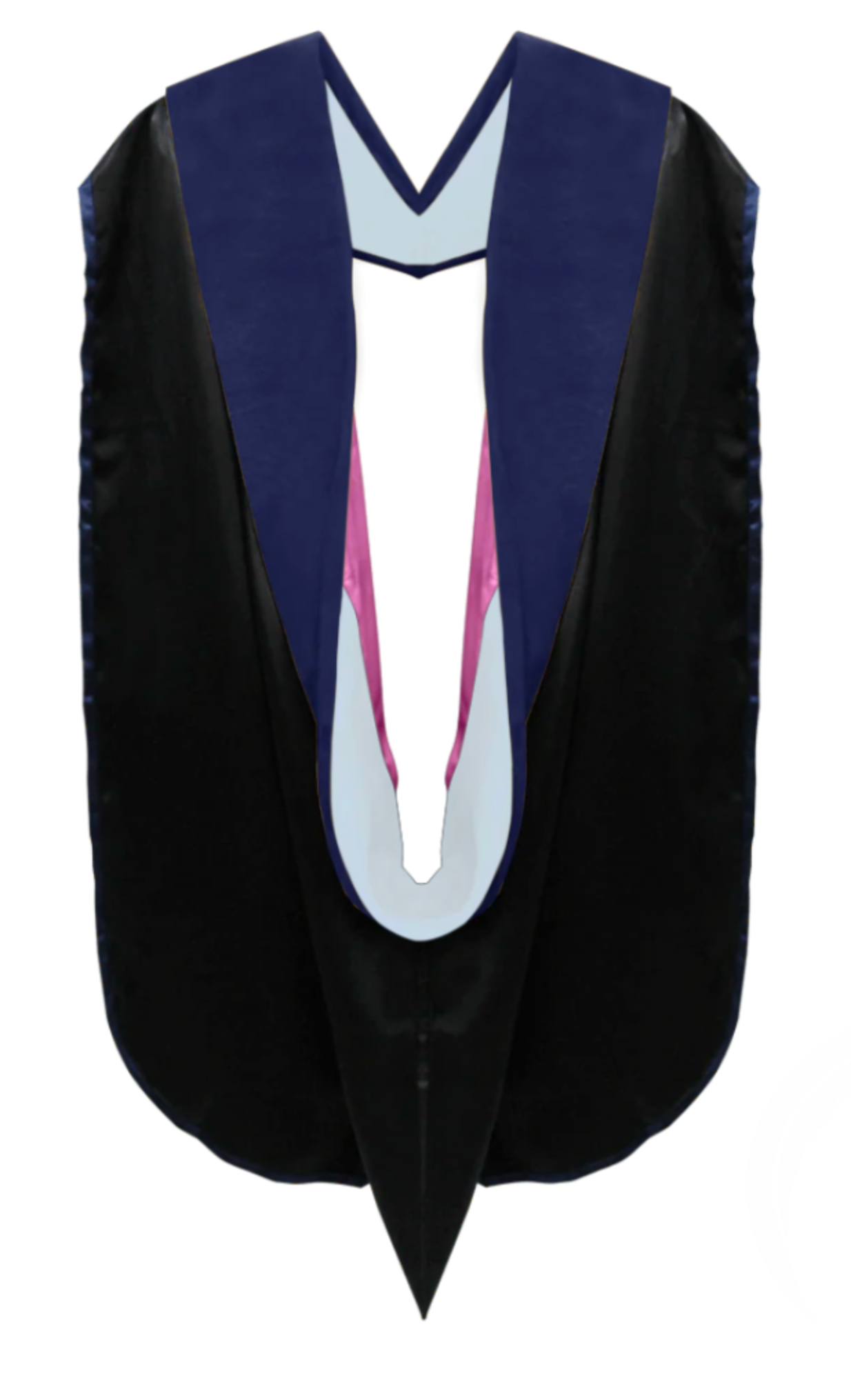 Doctoral Hoods on Clearance (FINAL SALE) - Dark Blue Velvet