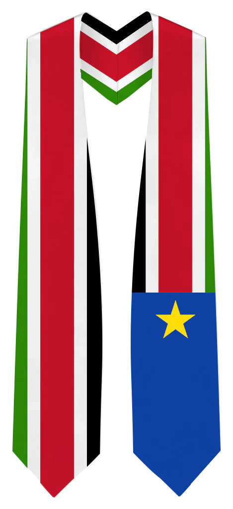 International Flag Graduation Stole