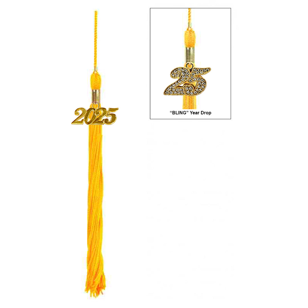 Matte Gold High School Cap & Tassel - Graduation Caps