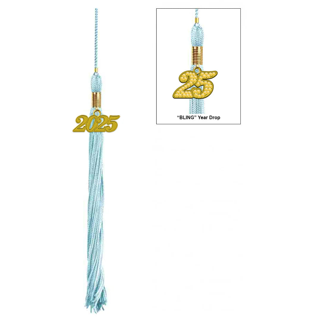 Child Matte Light Blue Cap & Tassel - Preschool Graduation