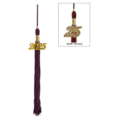 Child Shiny Maroon Cap & Tassel - Preschool & Kindergarten Graduation