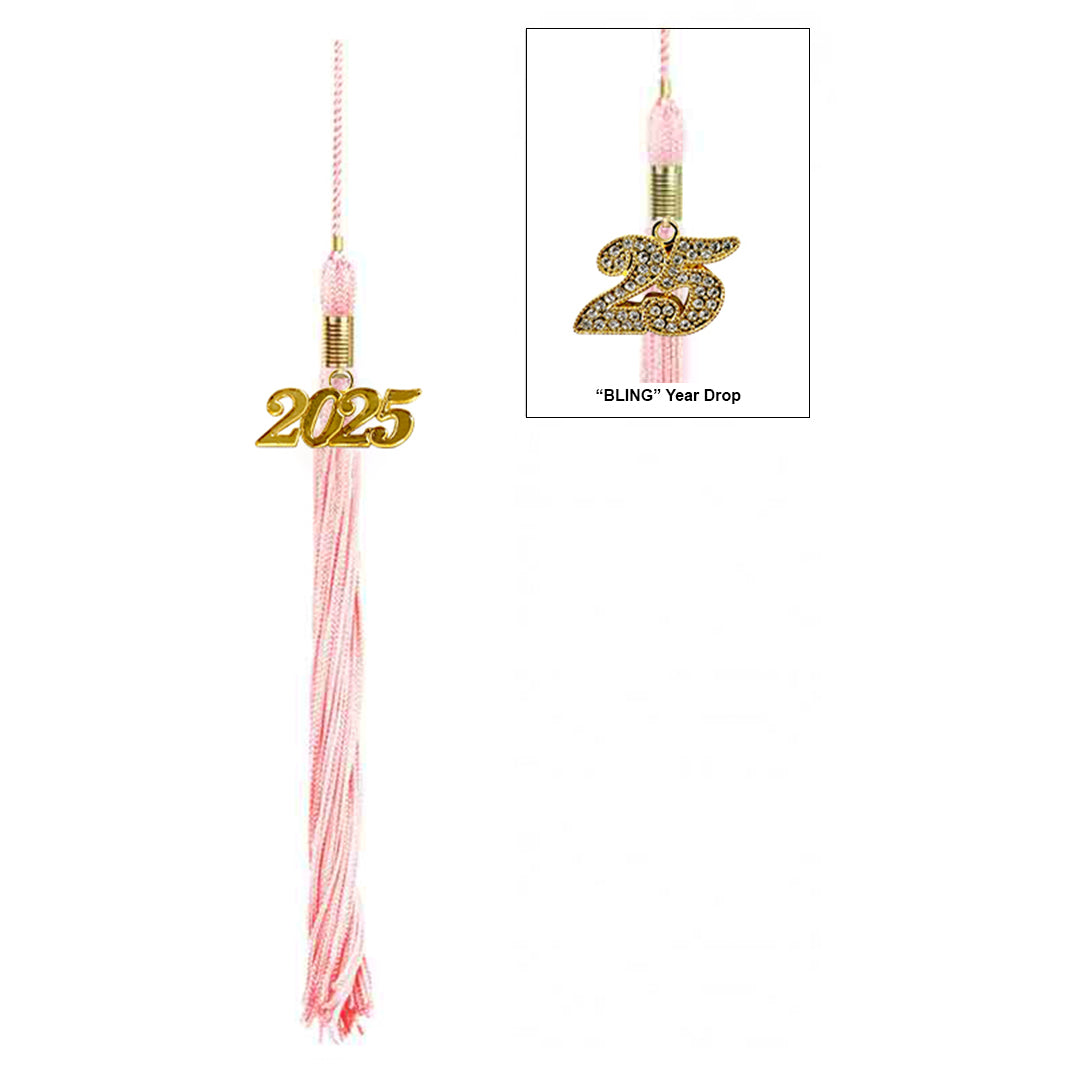 Child Matte Pink Cap & Tassel - Preschool Graduation