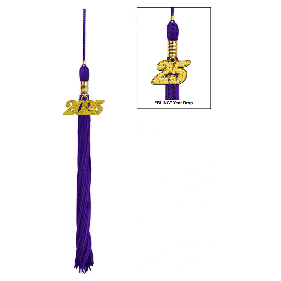 Child Shiny Purple Cap & Tassel - Preschool & Kindergarten Graduation