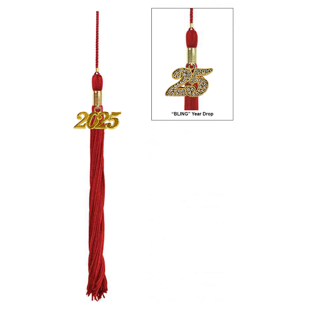 Child Shiny Red Cap & Tassel - Preschool & Kindergarten Graduation