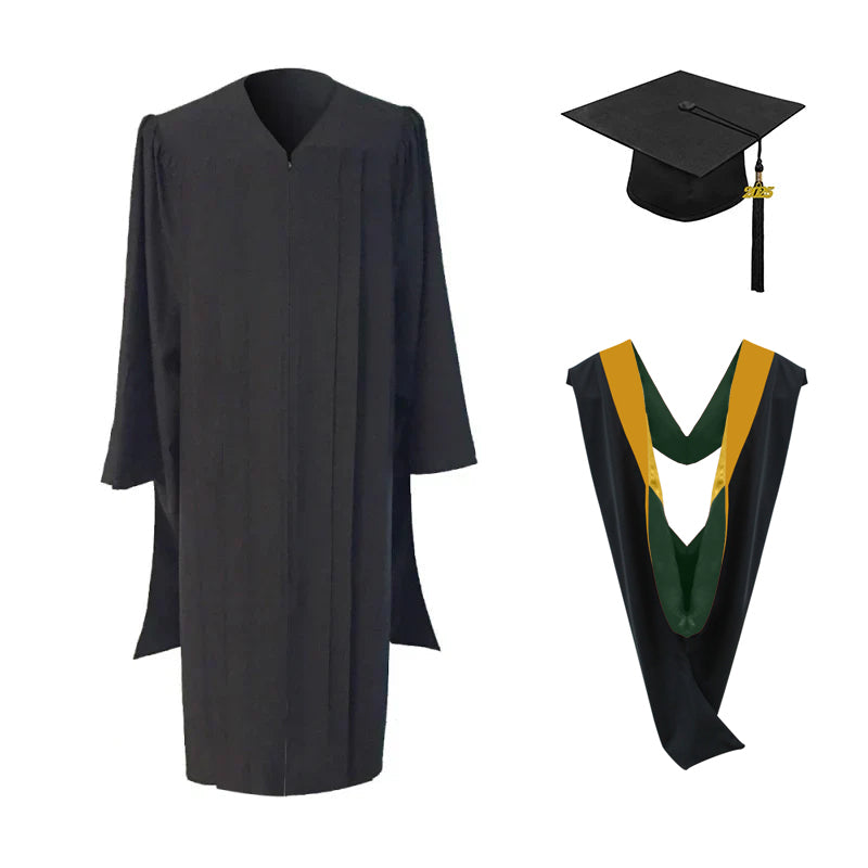 Masters Cap, Gown & Hood Package for Cal Poly Humboldt Graduation