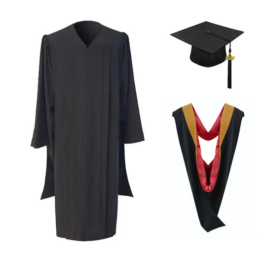 Masters Cap, Gown & Hood Package for Stanford University Graduation