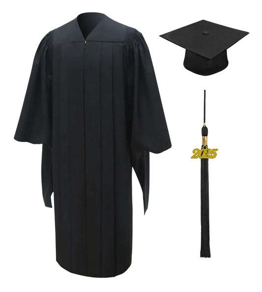 Deluxe Master's Graduation Cap, Gown, Tassel & Hood Package Faith University