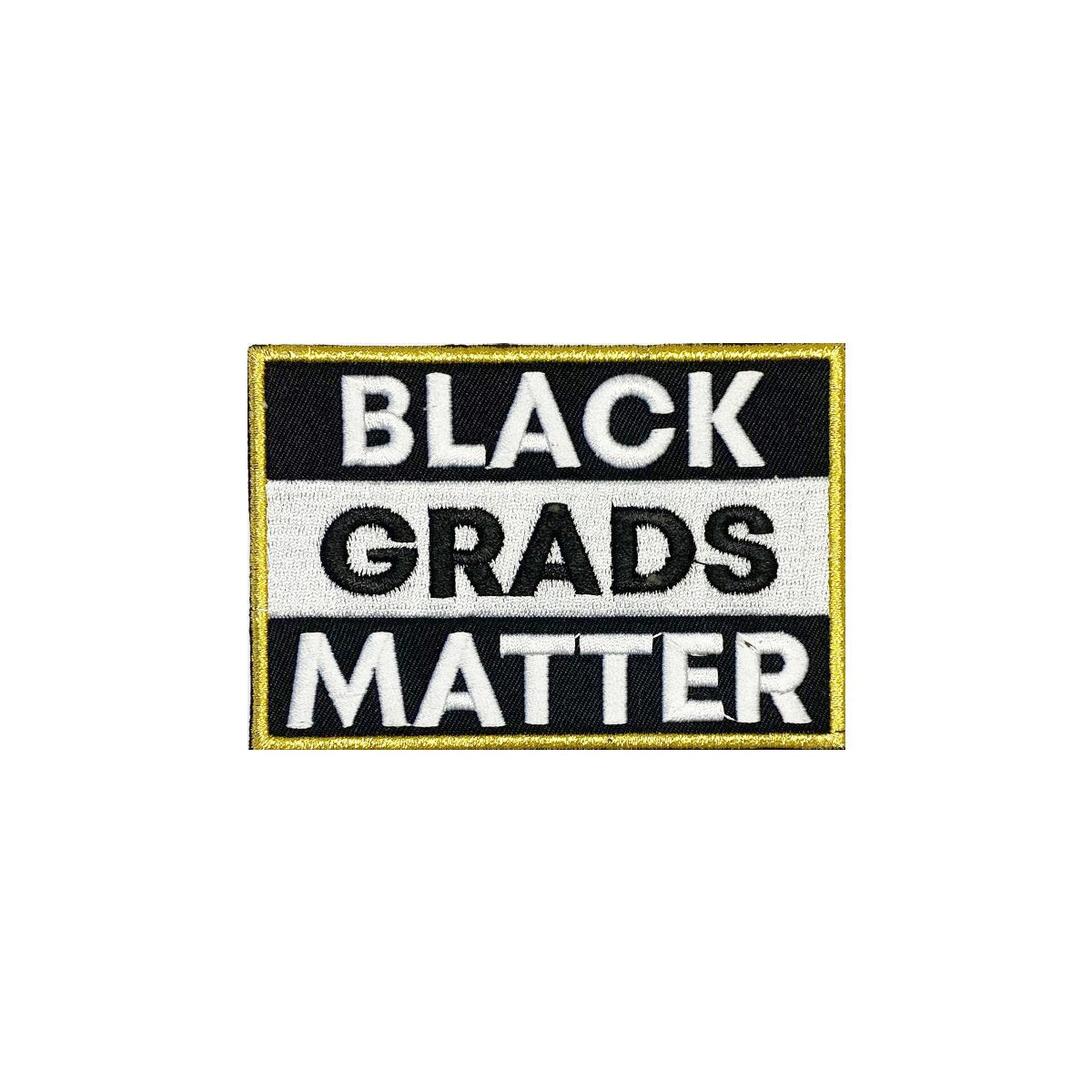 Black BLACK GRADS MATTER Graduation Stole