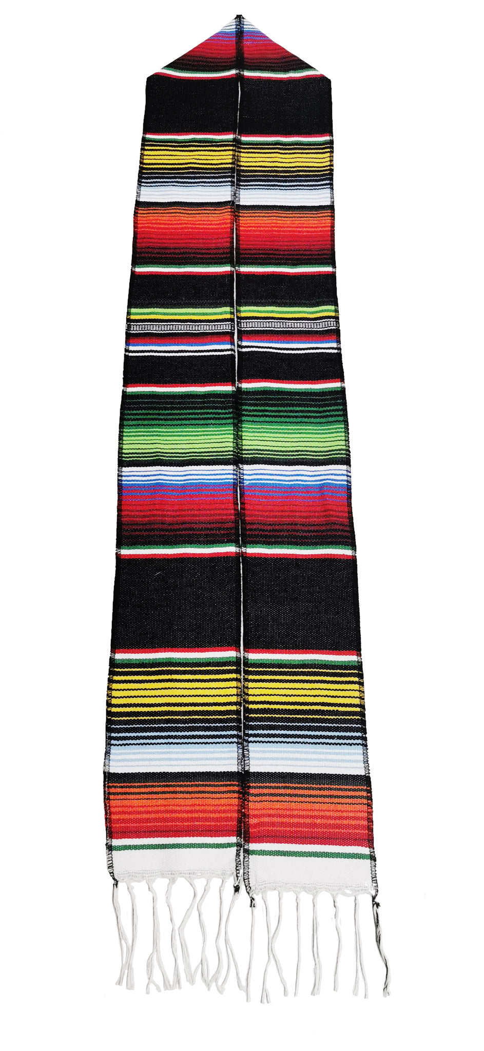 Black Mexican Serape Graduation Stole Sash – Graduation Cap and Gown